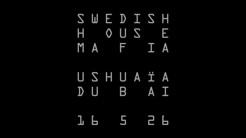 Swedish House Mafia Ushuaïa Dubai
